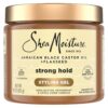 SheaMoisture Strong Hold Styling Gel+Flaxseed Jamaican Black Castor Oil Gives Controlled Style,AllDay Hold,Infused With Castor Seed Oil,SheaButter & Indulgent Scent ParabenFree AntiFrizz Hair Gel 15oz