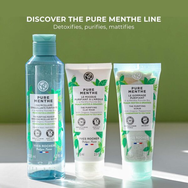 Yves Rocher Pure Menthe Purifying Makeup Removing Micellar Water, 200 ml./6.7 fl.oz.