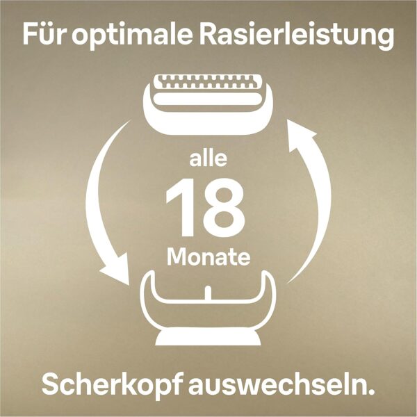 Braun Shaver Head Replacement Part 94M Silver, Compatible with Series 9 Pro and Series 9 Electric Razors for Men