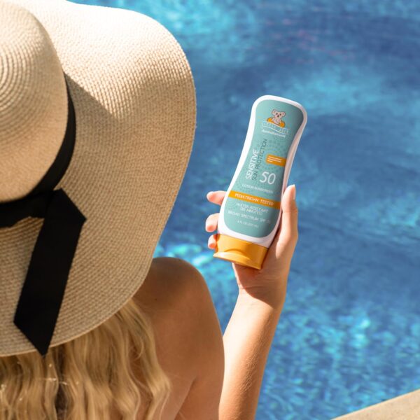 Australian Gold Little Joey Sunscreen Lotion SPF 50, 8 Ounce | Hypoallergenic & Fragrance Free | Broad Spectrum | Water Resistant | Vegan | Pediatrician Tested