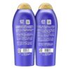 OGX Shampoo and Conditioner Set, Thick and Full + Biotin and Collagen, Purple, Helps Thicken and Texturize Hair, Ideal for Flat to Medium Volume Hair, 25.4 FL OZ, 2 Pack