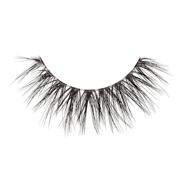 KISS Lash Couture LuXtensions Collection False Eyelashes, Flat Lash Technology, Super Slim Lash Band, Real Lash Extension Fibers, Reusable, Style ‘Royal Silk’, 10mm,1 Pair Strip Lashes
