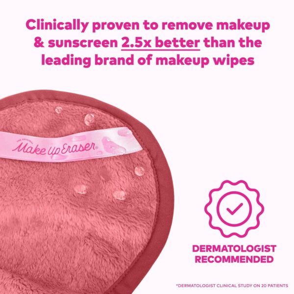 The Original MakeUp Eraser Mini PRO 5pk Gift Set, Erase All Makeup With Just Water, Including Waterproof Mascara, Eyeliner, Foundation, Lipstick, Sunscreen, and More! Blush, 5ct.