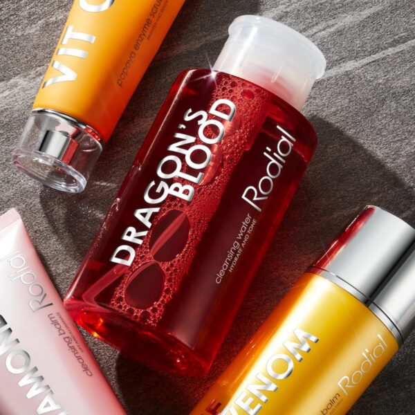 Rodial Dragon's Blood Micellar Cleansing Water, Ultra-Hydrating Formula, Refreshing and Purifying Cleansing Water, Niacinamide for Decongesting Pores, Hyaluronic Acid Cleansing Water