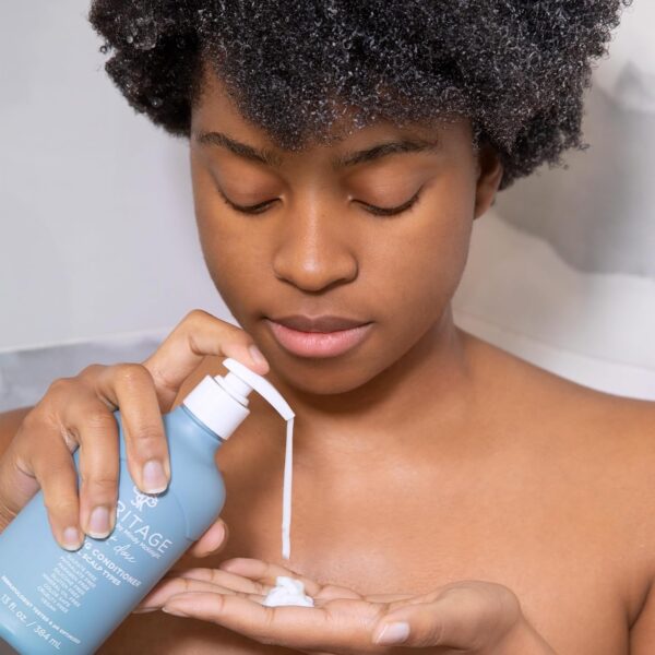 Hairitage Wash It Away Anti-Dandruff Shampoo - For Oily, Flaky Scalp - Reduces Dandruff + Perfect Dose Balancing Conditioner - Moisturizes and Soothes - 13 fl oz