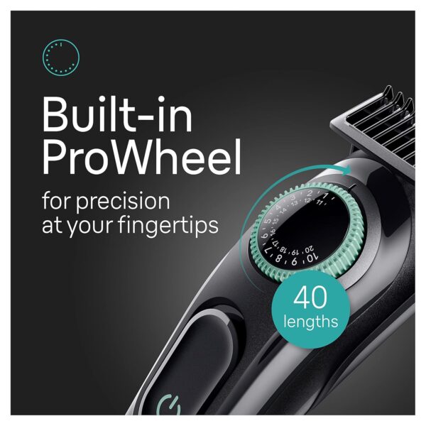 Braun All-in-One Style Kit Series 3 3460, 6-in-1 Trimmer for Men with Beard Trimmer, Ear & Nose Trimmer, Hair Clippers & More, Ultra-Sharp Blade, 40 Length Settings, Washable