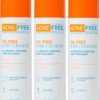 AcneFree Oil-Free Acne Cleanser for Oily Skin and Acne Prone Skin Formulated with Benzoyl Peroxide 2.5%, helps Clear Blemishes and Nourish Skin, 8 Fl Oz (Pack of 3)