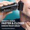 Braun Electric Shaver for Men, Series 7 7185cc, Waterproof, Wet & Dry Shave, Shaving Kit with SmartCare Center and Beard Trimmer, 3 Shave Modes, 60 Minute Battery Runtime, 10 Piece Set