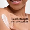 Neutrogena Sunscreen Lotion Beach Defense SPF 50, 6.7 fl oz, Face and Body Sunscreen, Oil Free, Fast Absorbing, Oxybenzone Free Sun Care
