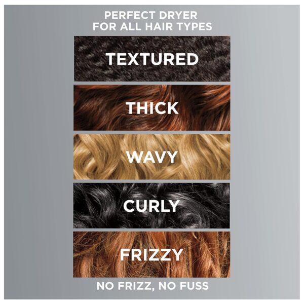 INFINITIPRO BY CONAIR 3-in-1 Styling Hair Dryer, 1875W Hair Dryer with Ceramic Technology and 3 Attachments