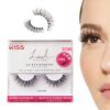 KISS Lash Couture LuXtensions Collection False Eyelashes, Flat Lash Technology, Super Slim Lash Band, Real Lash Extension Fibers, Reusable, Style ‘Royal Silk’, 10mm,1 Pair Strip Lashes