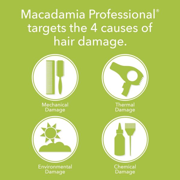 Macadamia Professional Hair Care Sulfate & Paraben Free Natural Organic Cruelty-Free Vegan Hair Products Nourishing Repair Hair Masque-Replenishes Moisture, Strengthens & Improves Elasticity-8 FL Oz