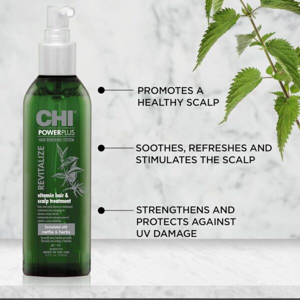 CHI Power Plus Revitalizing Scalp Treatment - Paraben and Gluten Free, 3 oz.