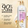 Pantene Infinite Lengths Conditioner with Biotin + Collagen, Strengthens Brittle Hair, Up to 90% Less Breakage, 1 Minute Miracle, Safe for Color Treated Hair, Floral Scent, 30 Fl Oz
