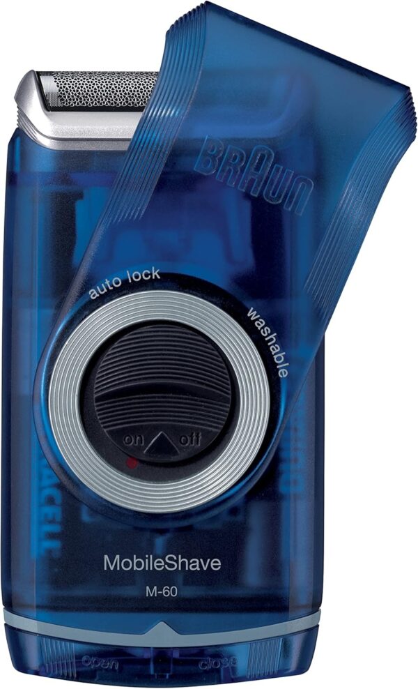 Braun Electric Razor for Men, M60b Mobile Electric Foil Shaver, Washable