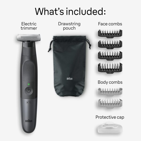 Braun Series XT5 All-in-One Men's Beard Trimmer and Electric Razor