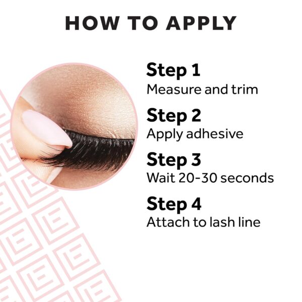 Eylure Naturals No. 031 Reusable Eyelashes, Adhesive Included, 1 Pair