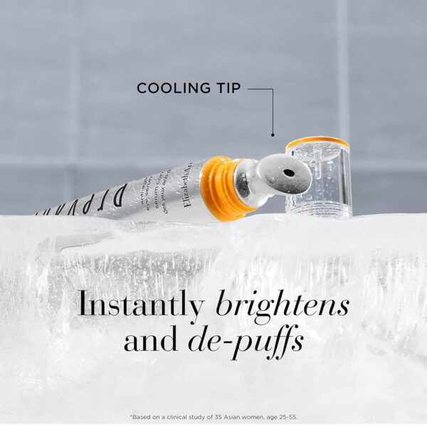 Elizabeth Arden PREVAGE Under Eye Serum 2.0, Anti Wrinkle Serum with Cooling Tip, Fixes Crow's Feet, Puffiness, Dark Circles, and Loss of Radiance and Firmness, Safe for All Skin Types, 0.6 oz Tube