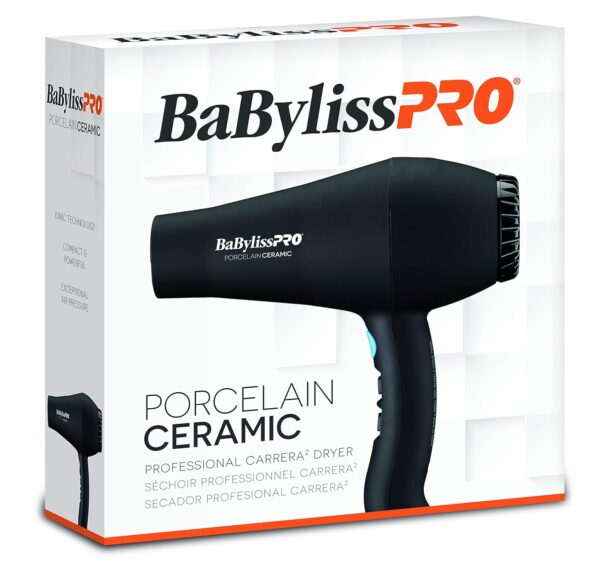 BaBylissPRO Porcelain Ceramic Carrera Professional Hair Dryer