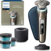 Philips Norelco Shaver Series 9000 Space Grade Edition, Wet & Dry Electric Shaver, with Lift & Cut Shaving System, Pop-up Trimmer, Cleaning Pod & 3 Cartridges, Charge Stand & Travel Case, S9979/92
