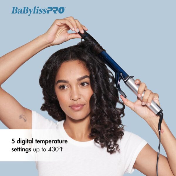 BaBylissPRO Nano Titanium Professional Curling Iron with Extended Barrel Perfect for Longer Hair