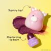 Lip Smacker Squishmallows Moisturizing Lip Balm, Fun Soft Squishy Collectible Top, Grape Flavored Hydration - Patty