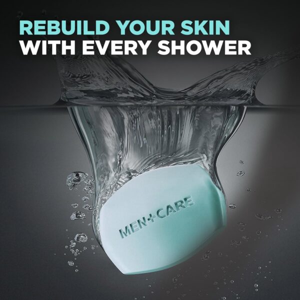 DOVE MEN + CARE Bar 3 in 1 Cleanser for Body, Face, and Shaving Blue Eucalyptus 8 Bars For Fresh, Healthy-Feeling Skin Body and Facial Cleanser More Moisturizing Than Bar Soap 3.75 oz