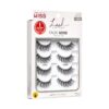 KISS Lash Couture, False Eyelashes, 'Jubilee', 10 mm, Includes 4 Pairs Of Lashes, Contact Lens Friendly, Easy to Apply, Reusable Strip Lashes, Glue On
