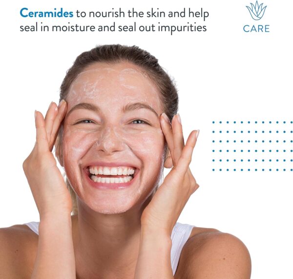 AcneFree Oil-Free Acne Cleanser for Oily Skin and Acne Prone Skin Formulated with Benzoyl Peroxide 2.5%, helps Clear Blemishes and Nourish Skin, 8 Fl Oz (Pack of 3)