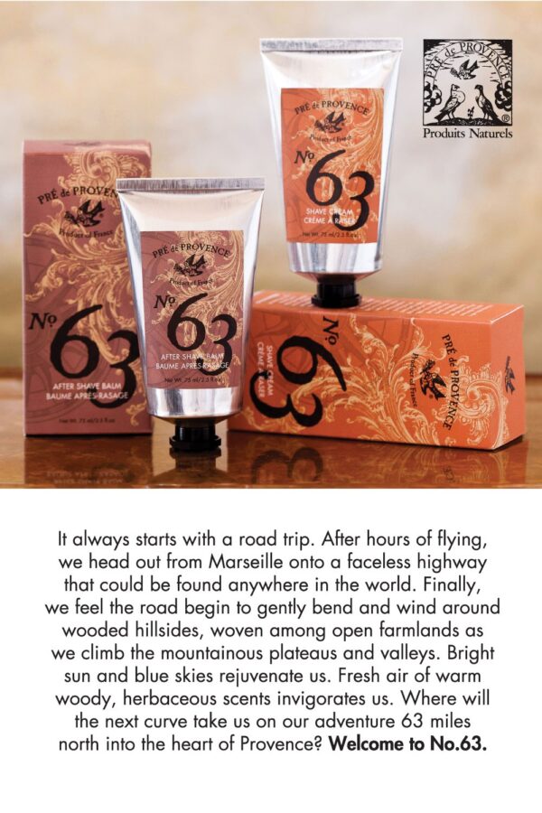 Pre de Provence No.63 Men's Collection, Lotion