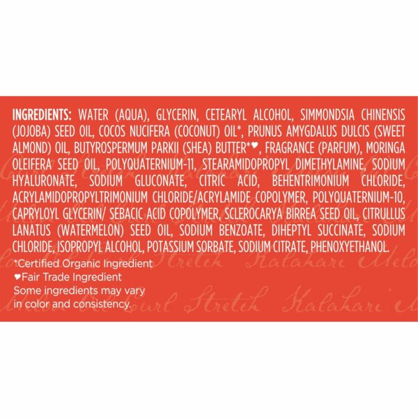 SheaMoisture Curl Stretch Multi-tasking Volume Cream Kalahari Melon Oil and a Tropical Vacation Scent With Hydrating Hyaluronic Serum, Defines Type 4 Curls For Days 11 Fl Oz