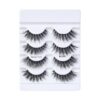 KISS Lash Couture 3D Matte False Eyelashes, 'Matte Twill', 14 mm, Includes 4 Pairs Of Lashes, Contact Lens Friendly, Easy to Apply, Reusable Strip Lashes