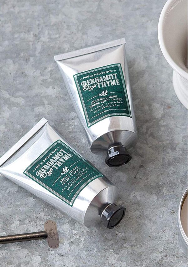 Pre de Provence Shea Butter Enriched Men's After Shave Balm, 2.5 Ounce - Bergamot & Thyme (Packaging may vary)