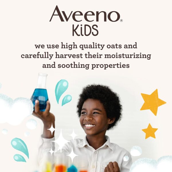 Aveeno Kids 2-in-1 Shampoo and Conditioner, Hydrating Shampoo and Conditioner for Soft, Smooth and Easily Manageable Hair, Oat Extract Formula, Gentle Scent, Hypoallergenic, 12 fl. oz, 3 Pack