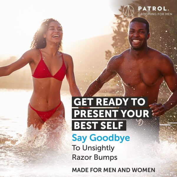 Bump Patrol Sensitive Strength Aftershave Formula - Gentle After Shave Solution Eliminates Razor Bumps and Ingrown Hairs - 2 Ounces