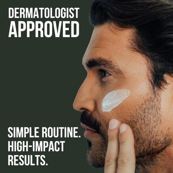 RUGGED & DAPPER - Age Defense Face Moisturizer for Men | 4oz | Hydrating Mens Face Lotion | Unscented + Anti- Aging Formula for Clear Skin | Natural Ingredients | Made in USA