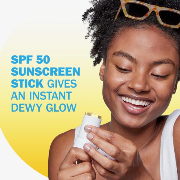Olay Glow & Protect SPF 50 Face Sunscreen Stick, Fragrance Free, 0.5 OZ (14 G), Dewy Finish Sunscreen Stick with SPF 50 Broad Spectrum Sunblock for All Skin Types
