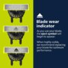 Philips Norelco OneBlade 360 Blades, Genuine Replacement Blades for OneBlade Electric Shaver and Trimmer, Durable Stainless Steel, Trim, Edge and Shave, 3 Pack, QP430/80