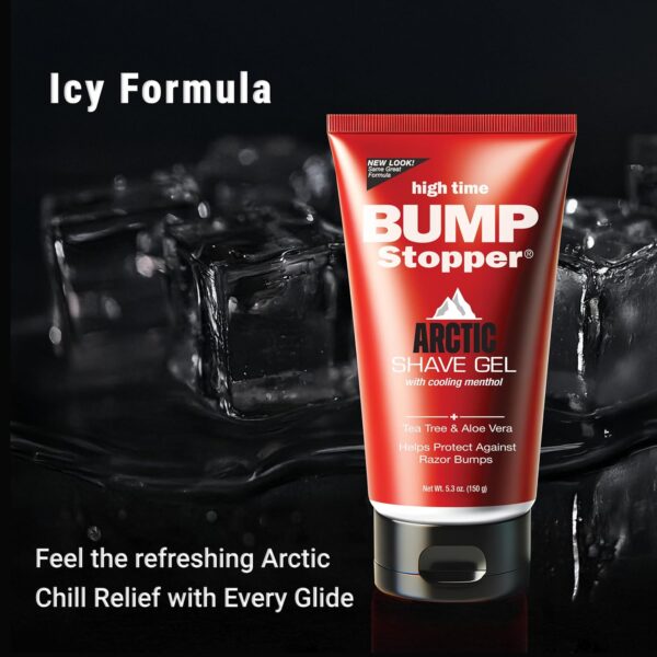 High Time Bump Stopper Shave Gel W/Aloe& Tea Tree Oil 5.3oz