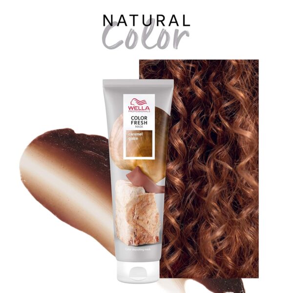 Wella Professionals Color Fresh Mask, Natural Shade, Damage Free, Color-Depositing Hair Mask With Avocado Oil, Silicone Free, 5 oz.