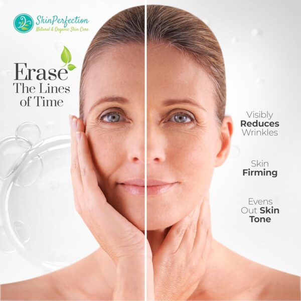 Skin Perfection Face Serum for Anti-aging 99% Potent Peptides 8x Matrixyl 3000 Pentamide 6 Syn Coll Snap 8 Reduce Wrinkles Lift Tighten Firm Anti-aging Serum for Women and Men