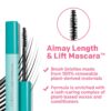 Almay Lengthening Mascara, Volume & Lift, Eye Makeup, Hypoallergenic and-Fragrance Free, 010 Blackest Black, 0.24 fl oz.