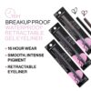 wet n wild Mega Last Breakup Proof Retractable Gel Eyeliner - Waterproof 16-Hour Long-Lasting Wear, Cruelty-Free & Vegan - Brick Brown
