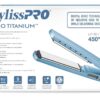 BabylissPRO Nano Titanium Ionic Hair Straightener, Professional Flat Iron For All Hair Types