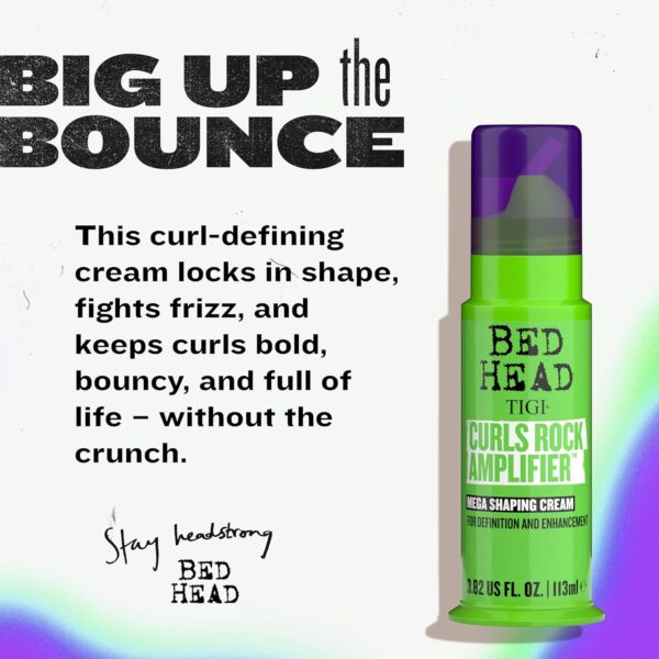 Bed Head By TIGI Curls Rock Amplifier Curl Cream for Curly Hair, the Ultimate Curl Cream for Curly Hair Care 3.82 fl oz