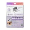KISS imPRESS Falsies Long Lasting Self Adhesive Eyelashes, ‘Demi Edgy’, 5 Day Extended Wear, 24 Natural Volume Lash Clusters (5,6,8,10,12, & 14mm), Precision Non-Stick Applicator