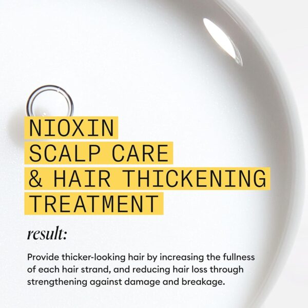 Nioxin System 1 Scalp Care + Hair Thickening Leave-In Treatment | For Natural Hair with Light Thinning | Strengthen Against Damage & Breakage with Niacinamide & Biotin