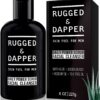 RUGGED & DAPPER - Daily Mens Face Wash + Scrub - 5 Month Supply - Deep Exfoliating Cleanser - Prevents Breakouts - Acne Face Wash Men's - USA Made with Natural Ingredients