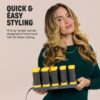 Drybar The Roller Club Curling Hot Rollers | 10 Rollers, 2 Sizes, Heats-Up Fast, Gentle on Hair, Reduces Frizz, Adds Shine, comes with Heat-Resistant Bag