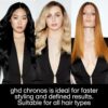 ghd Chronos & Chronos Max Stylers ― 1" and 2" Professional Flat Iron Hair Straighteners Last 24hrs | 85% More Shine, 2X Less Frizz, No Heat Damage